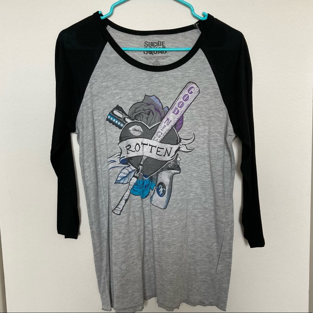 Suicide Squad Harley Quinn Baseball T-Shirt